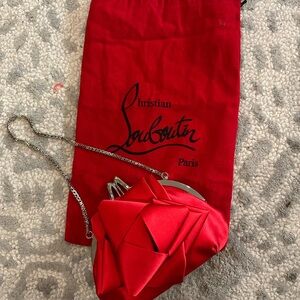 Christian Louboutin Red Clutch Bag